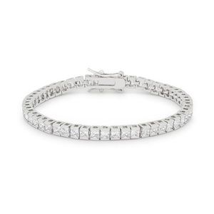 Princess Cubic Zirconia Tennis Bracelet
